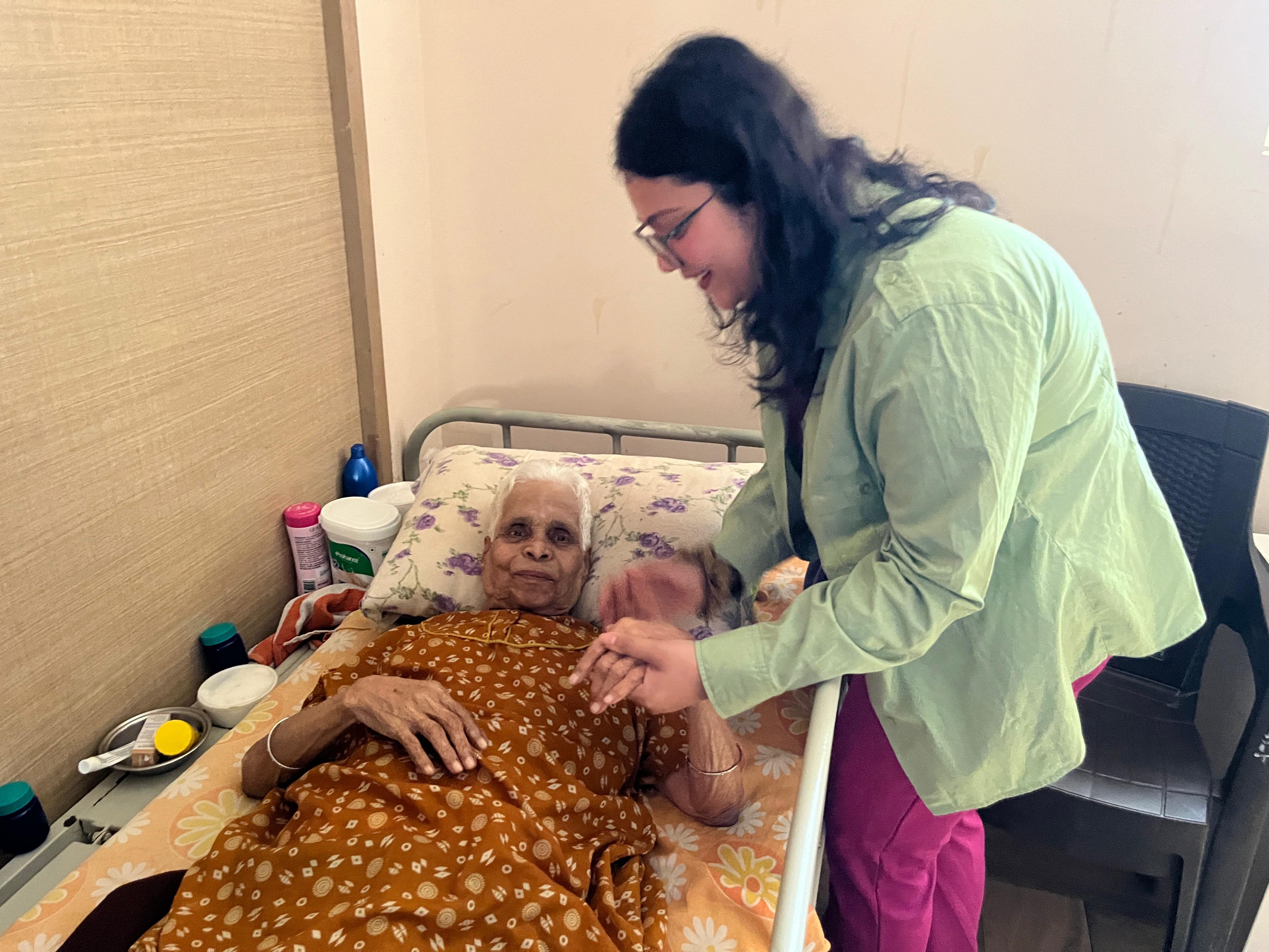 Elder support drive in progress
